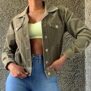 Green Corduroy Jacket
